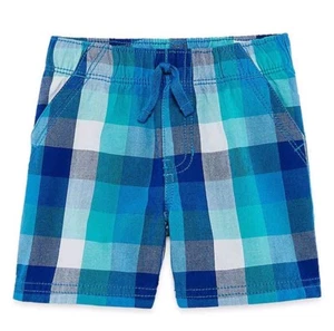 Okie Dokie Baby Jungen Shorts ~ Pull-On, gewebt ~ 100 % Baumwolle Shorts ~ 3M ~ Neu mit Etikett - Bild 1 von 1