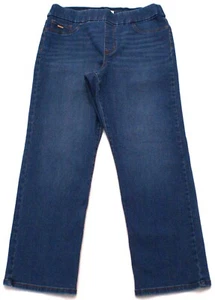 Nine West Heidi Pull On Straight Jeans Womens 14 stretch elastic waist (34X28) - Imagen 1 de 3