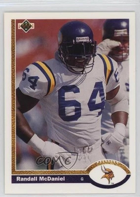 1991 Upper Deck Randall McDaniel #421 HOF - Image 1 of 2