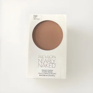 Revlon Nearly Naked Pressed Powder #060-Dark. 0.28 oz. New Sealed. READ - Picture 1 of 2