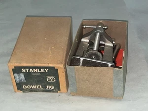 Antique Stanley No.59 Adjustable Doweling Jig W/ Bushings W/ Original Box - Picture 1 of 3