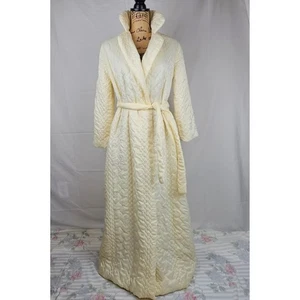 Vintage Barbizon New Expressions Quilted Nylon Robe Coat Gown Petite XS - Picture 1 of 16
