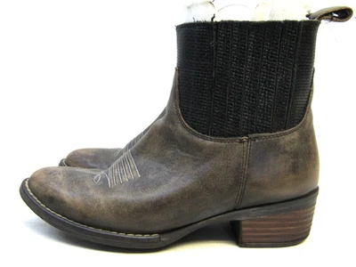 VERY VOLATILE Womens Size 6.5 Brown Leather Chelsea Ankle Fashion Boots Bootie - Image 1 of 4