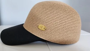 Surell Women Paper/Straw Baseball Cap New - Picture 1 of 8