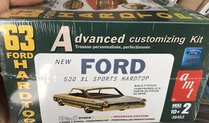 AMT 38453 1963 Ford Galaxie Hardtop 3n1 1/25 MODEL CAR MOUNTAIN FS - Picture 1 of 3