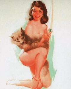 CARTOLINA / ARTISTA / GARRESE / #0024 / CANE DA BRACCIO / 4 1/4" X 5 1/2" - Foto 1 di 1