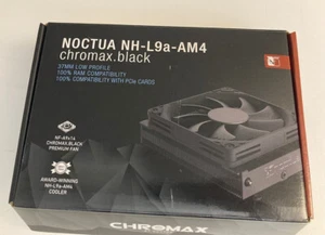 Noctua NH-L9a-AM4 Chromax.Black Low-Profile CPU Cooler for AMD AM4 - Afbeelding 1 van 6