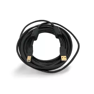 20ft USB 2.0 Computer Cable Type A Male to Type B Male - Black - Picture 1 of 1