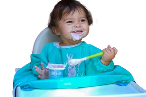 NEW Clean Cub Baby-Led Weaning Bib Apron w/ Suction cups and Straps - BLW Smock - Picture 1 of 6