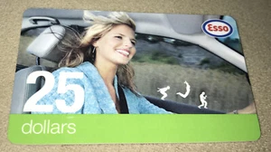 ESSO GAS STATION GIFT CARD GIRL TAKING A DRIVE COLLECTIBLE CANADA NO VALUE - Picture 1 of 1