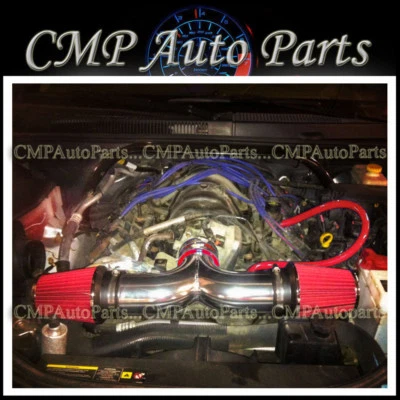 RED 2005-2010 JEEP GRAND CHEROKEE 5.7L & 6.1L TWIN DUAL AIR INTAKE KIT - Image 1 of 2