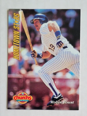 1994 Pinnacle Churchs Chicken Robin Yount Hometown Star Card #25 - Image 1 of 2