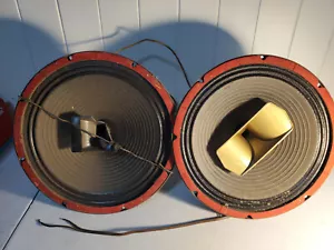 Pair of UNIVERSITY 12" 6201 8Ohm SPEAKER DRIVER WOOFER Tube Full Range 25w - Picture 1 of 10