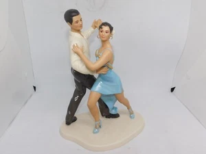 LENOX FIGURINE SALSA DANCERS gold trim DANCING STATUE RARE - Picture 1 of 5