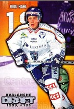 1999-00 Finnish Cardset #242 Riku Hahl