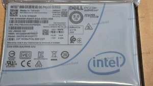 2pcs Dell 0YNW0F Intel P4510 2TB NVMe U.2 2,5" SSDPE2KX020T7T Solid State Drives - Picture 1 of 2