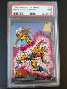 1994 Marvel Universe Wolverine & Rogue #12 PSA 9 - Picture 1 of 2