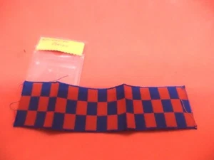 AUSTRALIAN POLICE MEDAL RIBBON old vintage RED BLUE CHECK - Picture 1 of 2
