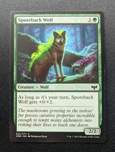 Magic the Gathering SPOREBACK WOLF Innistrad: Crimson Vow #223 - Picture 1 of 2