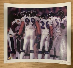 Ray Lewis Autogramm Ravens LIMTED EDITION Super Bowl 35 Lithographie #/50 COA - Bild 1 von 7