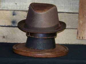 Summer Fedora Hat (XL brown) - Picture 1 of 6
