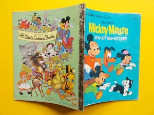 A Little Golden Book - Walt Disney's Mickey Mouse The Kitten-Sitters LGB E100-1 - Bild 1 von 4