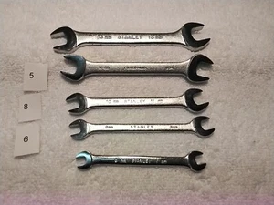 STANLEY 5pc METRIC WRENCH SET USA ๐บ๐ธ - Picture 1 of 5