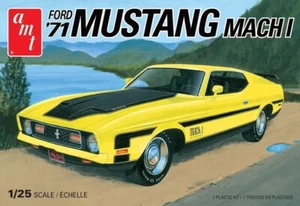 AMT '1971 Ford Mustang Mach I' Plastik Modellauto Bausatz im Maßstab 1:25 - Bild 1 von 5
