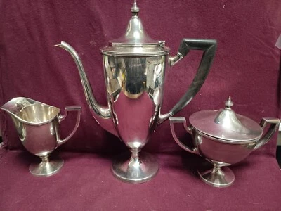 Tiffany & Co. Sterling 3 piezas - JUEGO DE CAFÉ 17085 TW 979 g sin monograma con bolsas Foto 1 de 4