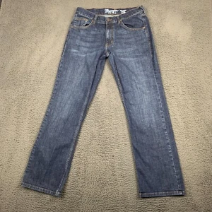 Wrangler Retro Mens Jeans 31x30* Relaxed Boot Blue Faded Whiskers Stretch Pants - Picture 1 of 9