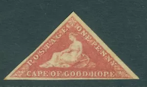 SG 5b Capo di buona speranza 1855-63. 1d rosa intenso-rosso. Montaggio fine come nuovo. Completo - Foto 1 di 1