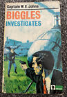 Biggles Investigates CAPTAIN W.E. JOHNS Vintage Knight Paperback Book IDBS
