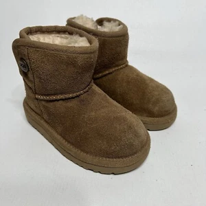 UGG Jona Boots Brown Little Kids Size 8 New - Picture 1 of 11