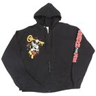 Disney Mickey Mouse Zip Hoodie | Large | Sweatshirt Jacket Jumper Top Vintage