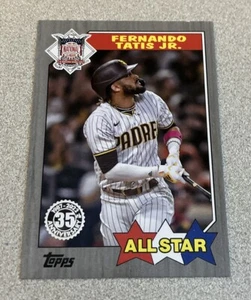 2022 Topps All-Star Black #87AS-1 Fernando Tatis Jr. Padres /299 See Note - Bild 1 von 3