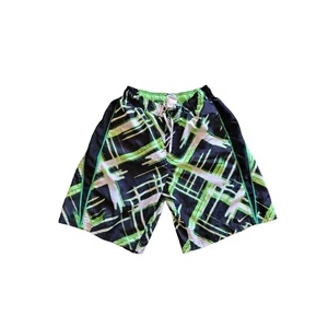 Nike Green Swim Shorts Boys Sz XL Drawstring Youth Multicolor Casual - Picture 1 of 6
