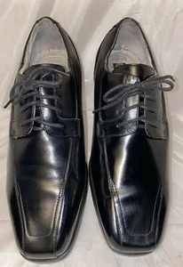 Stacy Adams Men’s Oxford Dress Shoes Size 9M Black Leather M1*N - Picture 1 of 7