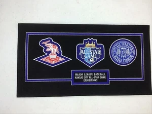 3 Kansas City MLB All-Star Game Patch Fabric (1960, 1973,2012) Season Trout ASG - Picture 1 of 2