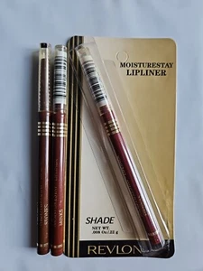 3 pc Revlon Colorstay Lipliner Original Vintage Formula - SIenna, Stones, Minks - Picture 1 of 4