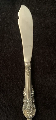 Wallace Sir Christopher Sterling Silver Butter Knife handle ,blade stainless - Image 1 of 4