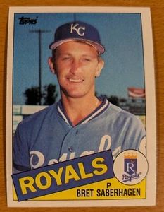 1985 Topps Bret Saberhagen #23 RC - Picture 1 of 2