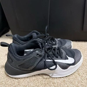 Nike Mujer Air Zoom Hyperace 902367-001 Voleibol Zapato para Correr Negro Blanco - Imagen 1 de 10