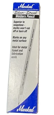Lápiz soldador Markal 96101 Silver Streak Silver paquete de 12 envío gratuito Foto 1 de 3