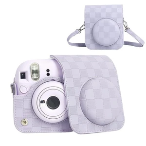 Custodia per fotocamera compatibile con Fujifilm Instax Mini 12 fotocamera istantanea Checkerboa... - Foto 1 di 8