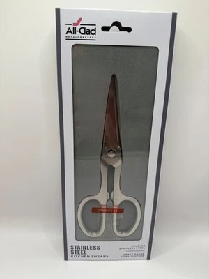 Новый в коробке Полностью Одетые 8 дюймов Из Нержавеющей Стали Зубчатое Лезвие Тяжелый Калибр Кухонные Ножницы - Изображение 1 из 2