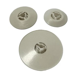 3Pcs Spool Pin Spool Pin Cap Plastic Auxiliary Replace 45/35/25mm White Sewing - Picture 1 of 6