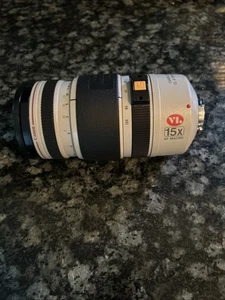 Canon Zoom Lens CL 8-120MM 1:1.4-2.1 VL 15X AF MACRO Cinema W/Hood Cap. - Picture 1 of 4