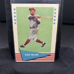 1961 Fleer Baseball Greats Hack Wilson #87 - Chicago Cubs - Foto 1 di 6