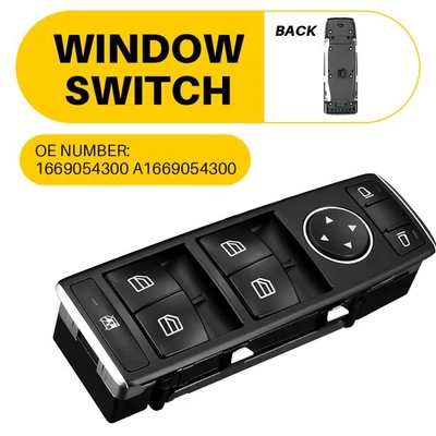 Power Window Switch For Mercedes-Benz A-CLASS W176 B-CLASS W246 W242 2012-2018 A - Image 1 of 4