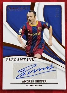 2024-25 Panini Immaculate Andres Iniesta Auto FC Barcelona 41/49 - Picture 1 of 2